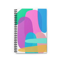 Load image into Gallery viewer, Ovals Spiral Notebook - Ruled Line