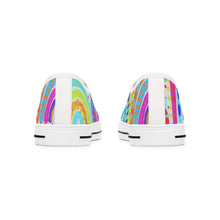 Load image into Gallery viewer, Painted Rainbow Women's Low Top Sneakers