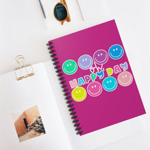 Load image into Gallery viewer, Oh, Happy Day Spiral Notebook - Ruled Line