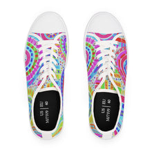 Load image into Gallery viewer, Painted Rainbow Women's Low Top Sneakers