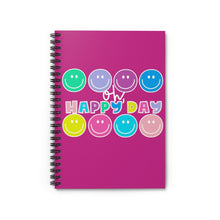 Load image into Gallery viewer, Oh, Happy Day Spiral Notebook - Ruled Line
