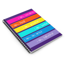 Load image into Gallery viewer, Mantra Spiral Notebook - Ruled Line