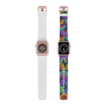 Load image into Gallery viewer, Black Background Rainbow Watch Band for Apple Watch
