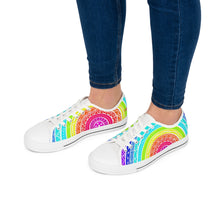 Load image into Gallery viewer, Big Rainbow Women's Low Top Sneakers