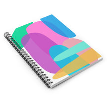 Load image into Gallery viewer, Ovals Spiral Notebook - Ruled Line