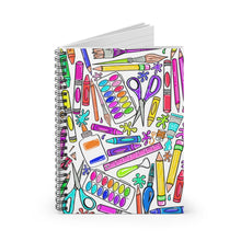 Load image into Gallery viewer, Supplies Galore Spiral Notebook - Ruled Line