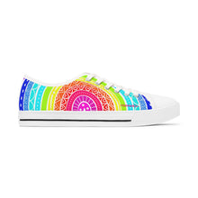 Load image into Gallery viewer, Big Rainbow Women's Low Top Sneakers