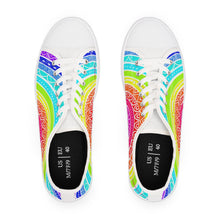 Load image into Gallery viewer, Big Rainbow Women's Low Top Sneakers