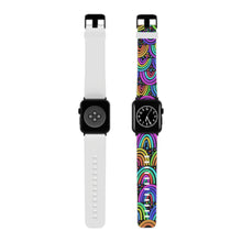 Load image into Gallery viewer, Black Background Rainbow Watch Band for Apple Watch