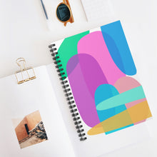 Load image into Gallery viewer, Ovals Spiral Notebook - Ruled Line