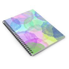 Load image into Gallery viewer, Watercolor Bursts Spiral Notebook - Ruled Line