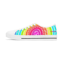 Load image into Gallery viewer, Big Rainbow Women's Low Top Sneakers