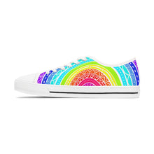 Load image into Gallery viewer, Big Rainbow Women's Low Top Sneakers