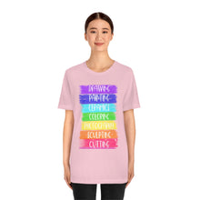 Load image into Gallery viewer, Colorful Painting: Unisex Jersey Short Sleeve Tee