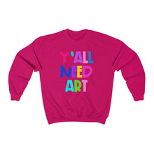Load image into Gallery viewer, Y'all Need Art: Unisex Heavy Blend™ Crewneck Sweatshirt