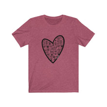 Load image into Gallery viewer, Camera Heart: Unisex Jersey Short Sleeve Tee