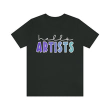 Load image into Gallery viewer, Blues HELLO Artists: Unisex Jersey Short Sleeve Tee