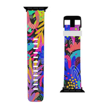Load image into Gallery viewer, Black Abstract Watch Band for Apple Watch