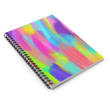 Load image into Gallery viewer, Paint Strokes Spiral Notebook - Ruled Line