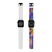 Load image into Gallery viewer, Black Abstract Watch Band for Apple Watch