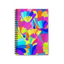 Load image into Gallery viewer, Petals of Color Spiral Notebook - Ruled Line