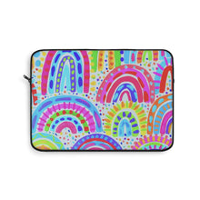 Load image into Gallery viewer, Painted Rainbow: Laptop Sleeve