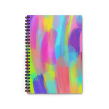 Load image into Gallery viewer, Paint Strokes Spiral Notebook - Ruled Line