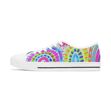 Load image into Gallery viewer, Painted Rainbow Women's Low Top Sneakers