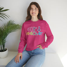 Load image into Gallery viewer, Heart Art Teacher Unisex Heavy Blend™ Crewneck Sweatshirt
