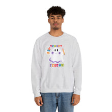 Load image into Gallery viewer, Spooky Art Teacher Season Unisex Heavy Blend™ Crewneck Sweatshirt
