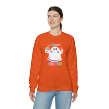 Load image into Gallery viewer, Spooky Art Teacher Season Unisex Heavy Blend™ Crewneck Sweatshirt
