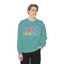 Load image into Gallery viewer, Art Teacher Heart Sweatshirt: Comfort Colors Tee
