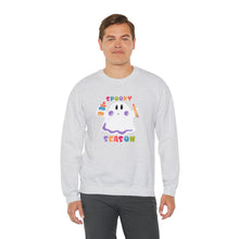 Load image into Gallery viewer, Spooky Art Teacher Season Unisex Heavy Blend™ Crewneck Sweatshirt
