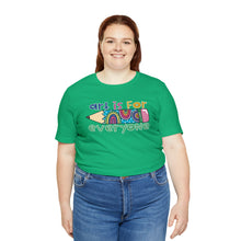 Load image into Gallery viewer, Art is for Everyone Unisex Jersey Short Sleeve Tee
