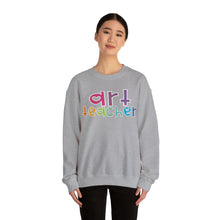 Load image into Gallery viewer, Heart Art Teacher Unisex Heavy Blend™ Crewneck Sweatshirt
