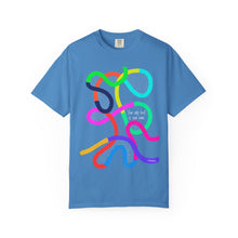 Load image into Gallery viewer, Abstract Rainbow Squiggle T-Shirt Comfort Colors— "Your Only Limit Is You"
