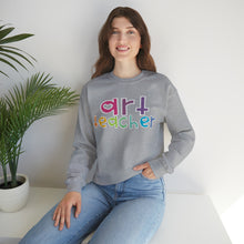 Load image into Gallery viewer, Heart Art Teacher Unisex Heavy Blend™ Crewneck Sweatshirt
