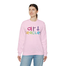 Load image into Gallery viewer, Heart Art Teacher Unisex Heavy Blend™ Crewneck Sweatshirt
