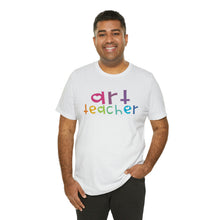 Load image into Gallery viewer, Heart Art Teacher Unisex Jersey Short Sleeve Tee
