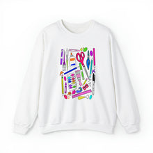 Load image into Gallery viewer, Art Supplies Unisex Heavy Blend™ Crewneck Sweatshirt
