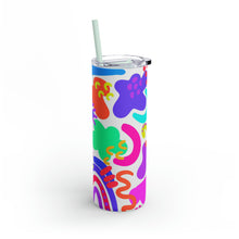 Load image into Gallery viewer, Organic Doodle Skinny Matte Tumbler, 20oz
