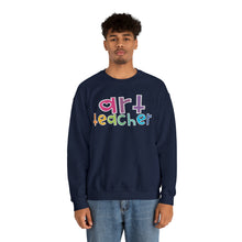 Load image into Gallery viewer, Heart Art Teacher Unisex Heavy Blend™ Crewneck Sweatshirt

