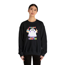 Load image into Gallery viewer, Spooky Art Teacher Season Unisex Heavy Blend™ Crewneck Sweatshirt
