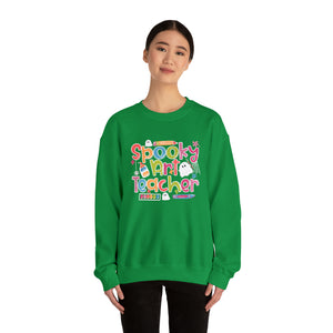 Spooky Art Teacher Unisex Heavy Blend™ Crewneck Sweatshirt