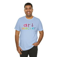 Load image into Gallery viewer, Heart Art Teacher Unisex Jersey Short Sleeve Tee
