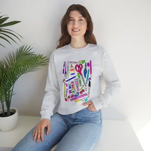 Art Supplies Unisex Heavy Blend™ Crewneck Sweatshirt