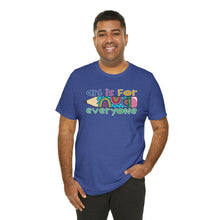 Load image into Gallery viewer, Art is for Everyone Unisex Jersey Short Sleeve Tee
