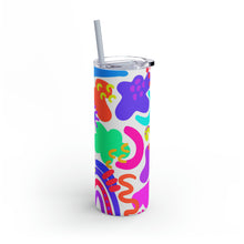 Load image into Gallery viewer, Organic Doodle Skinny Matte Tumbler, 20oz
