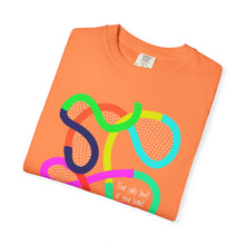 Load image into Gallery viewer, Abstract Rainbow Squiggle T-Shirt Comfort Colors— "Your Only Limit Is You"
