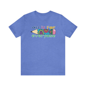 Art is for Everyone Unisex Jersey Short Sleeve Tee